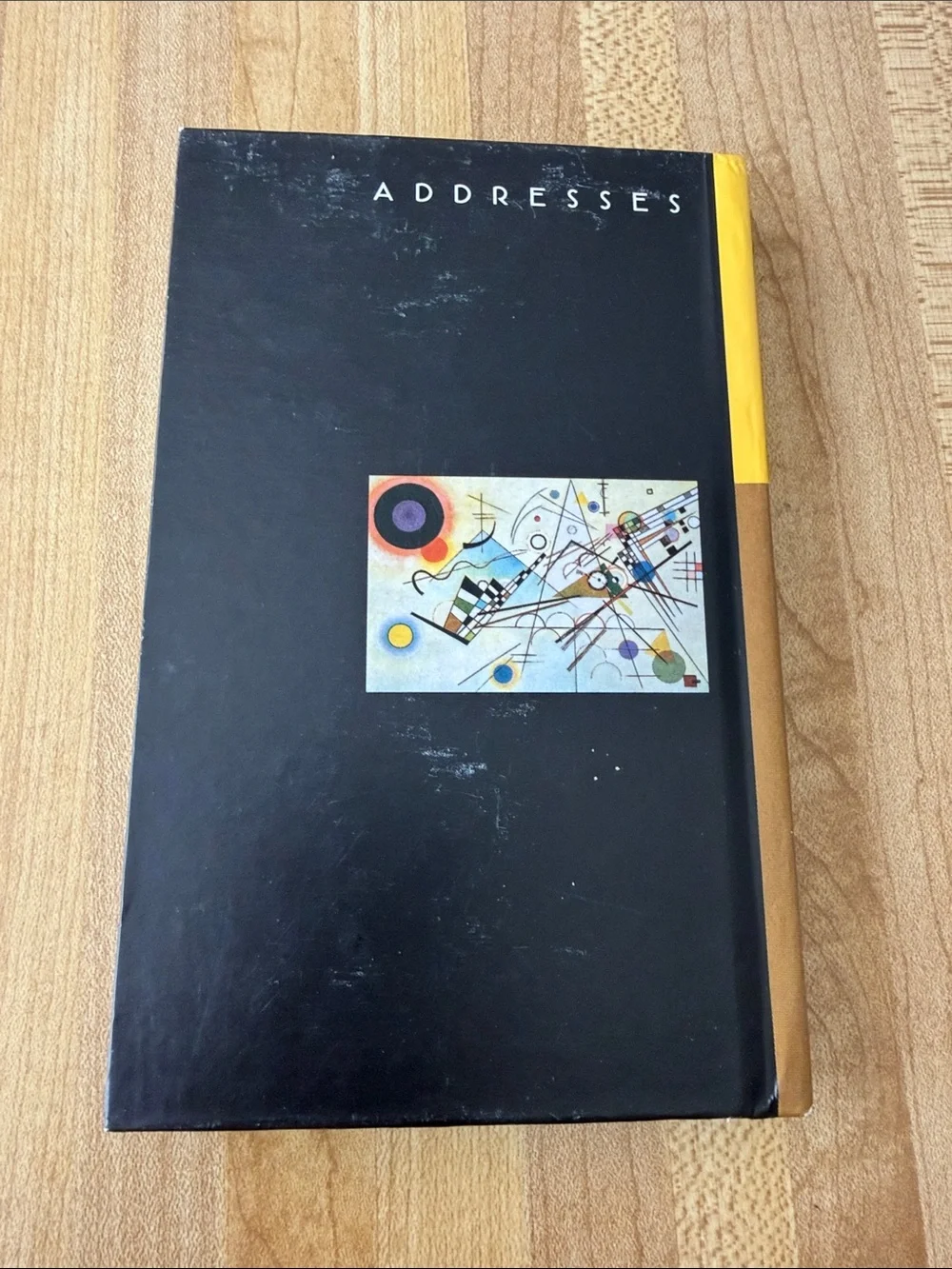 Vintage Abstract Art Decorative Addresses Book 1994
